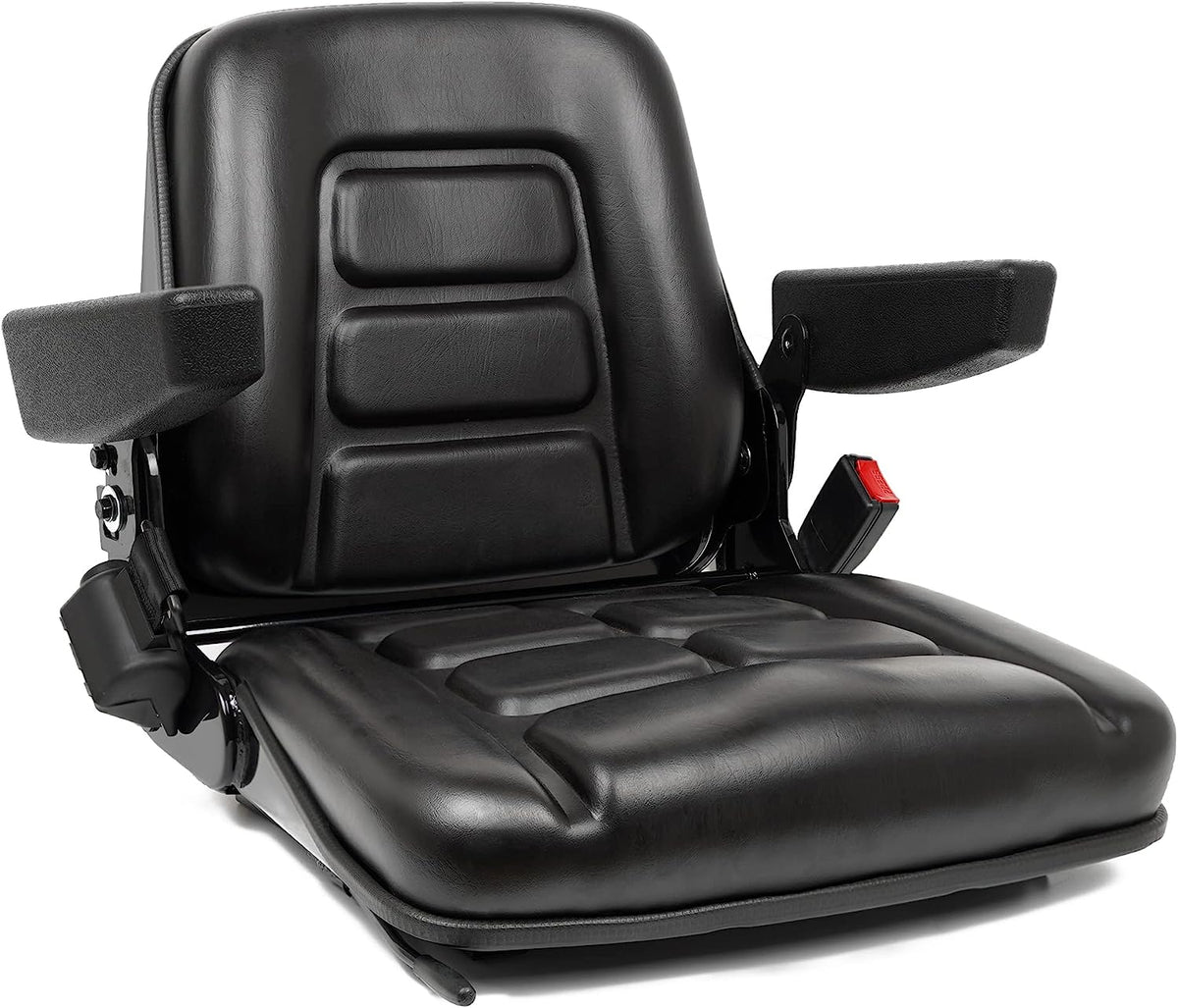 Universal Fold Down Forklift Seat, Micro Switch, Armrest And Safety Belt, for Tractor - image 1