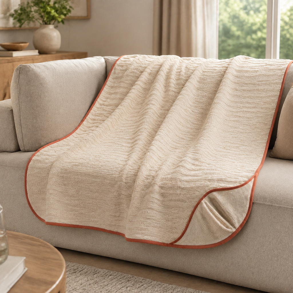CovePetal Corner-Pocket Throw Blanket