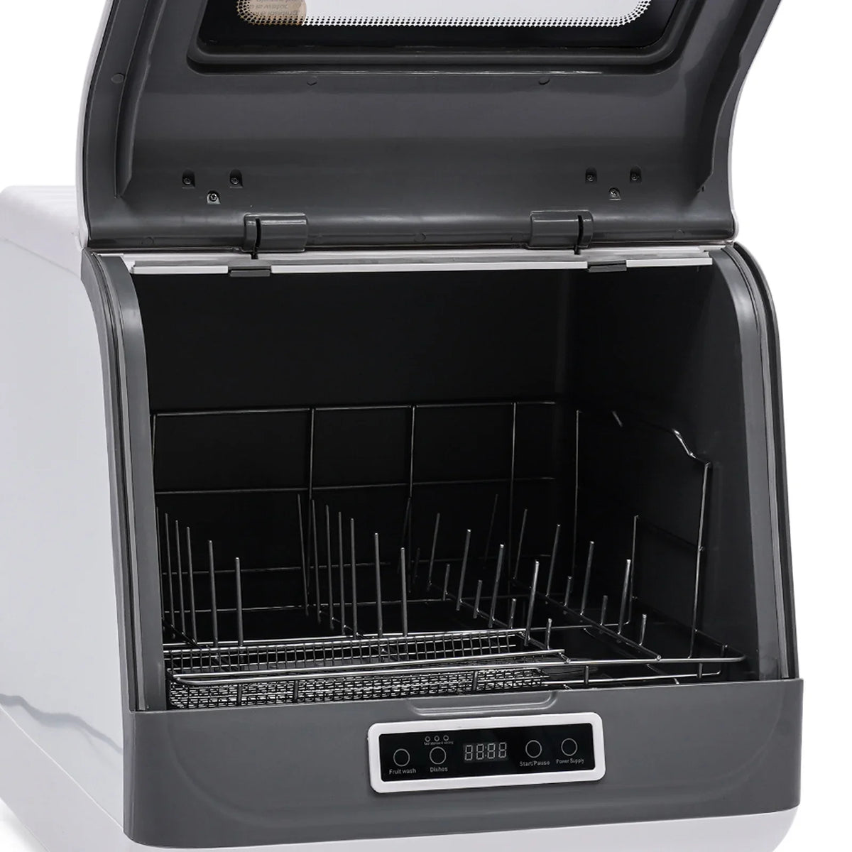 Peakora Portable Countertop Dishwasher, 3-in-1 Function Flip-Top Dishwasher, 800w Mini Dishwasher for Small Households Apartments Boats - image 10