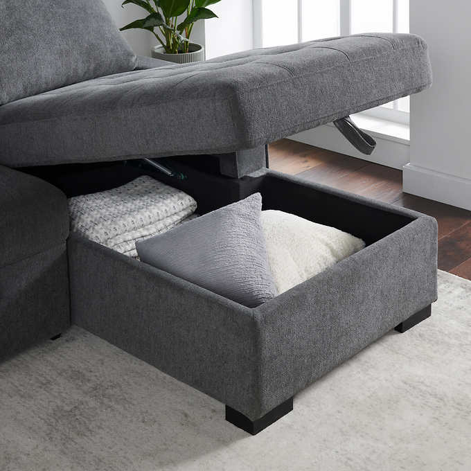 Kendale Sleeper Sofa with Storage Chaise - image 3