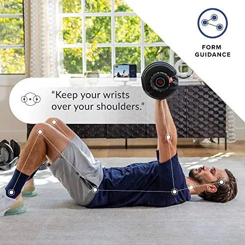 552 Adjustable Dumbbells Pair, 5-52.5 lbs, Space-Saving Home Gym Equipment - image 9