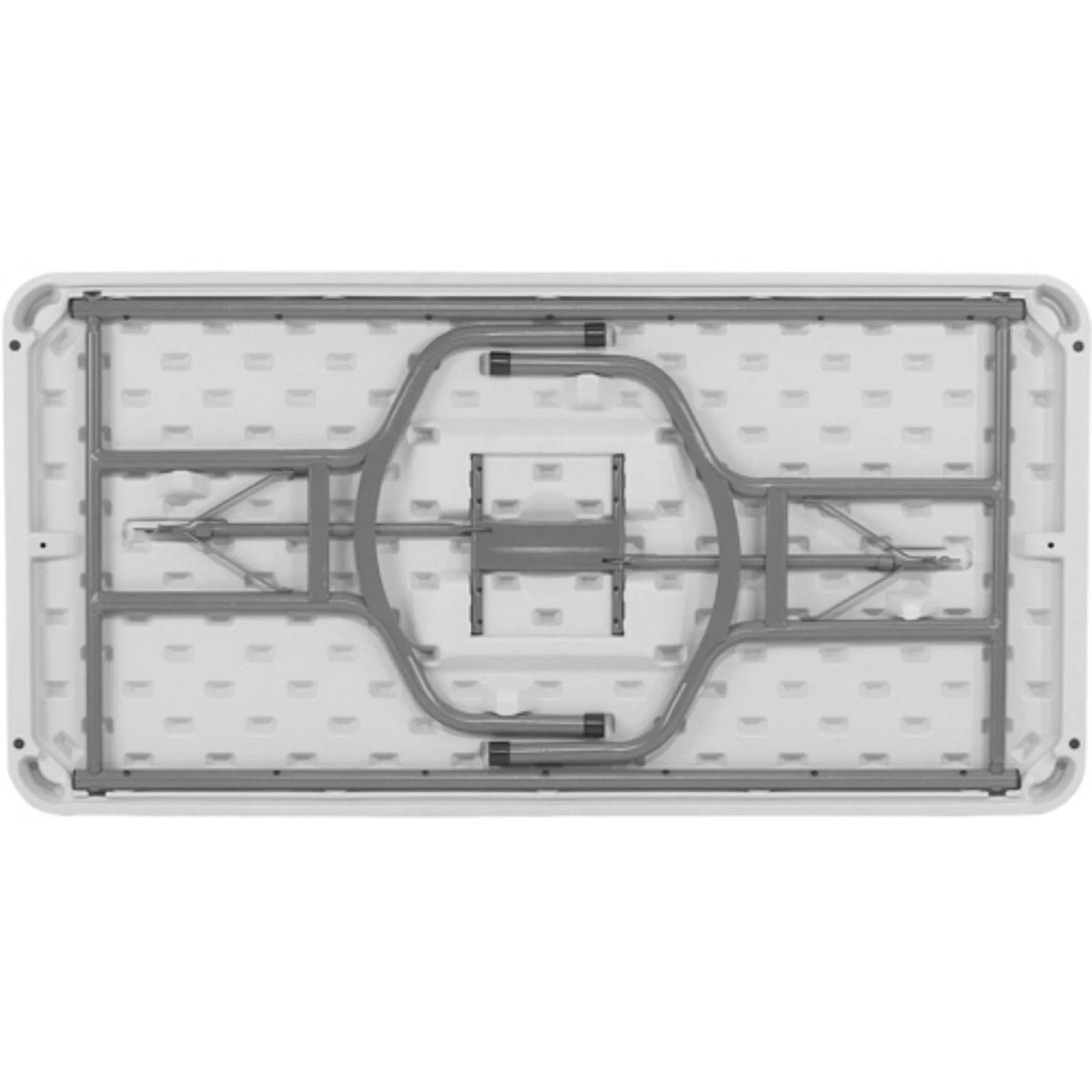 National Public Seating 30 x 72 Heavy Duty Folding Table, Speckled Gray - image 8