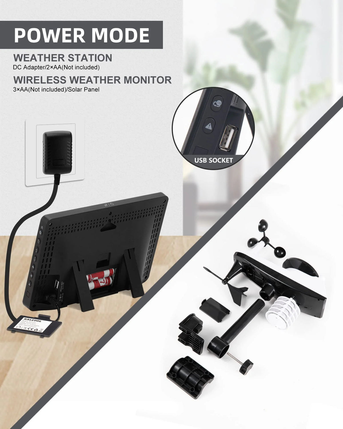 Professional Weather Station Wireless Indoor Outdoor Thermometer - image 2