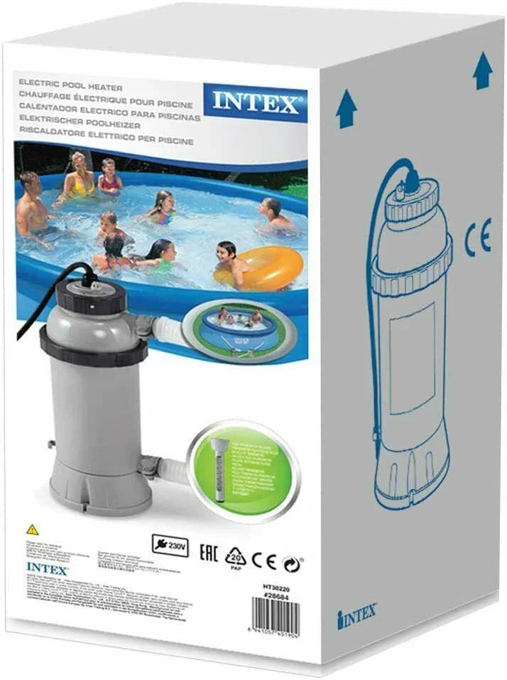 Intex 28684 Electric Pool Heater, 3000W, for Above Ground Pools up to 179 7/8in, Auto Shut-off - image 4