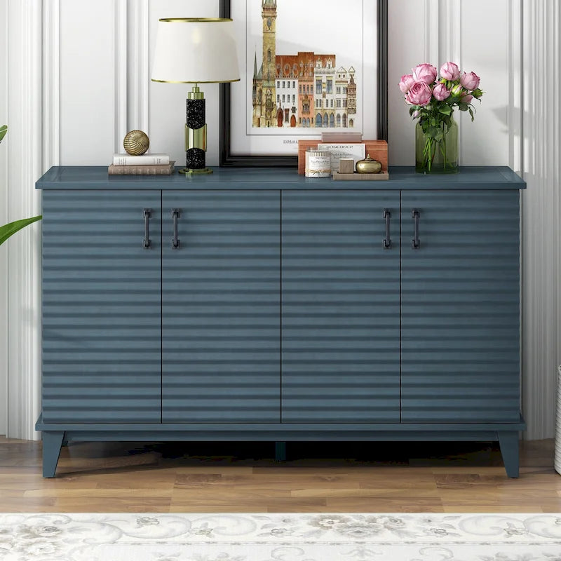 Large 4-Door Sideboard Buffet with Adjustable Shelves for Ample Storage - image 22
