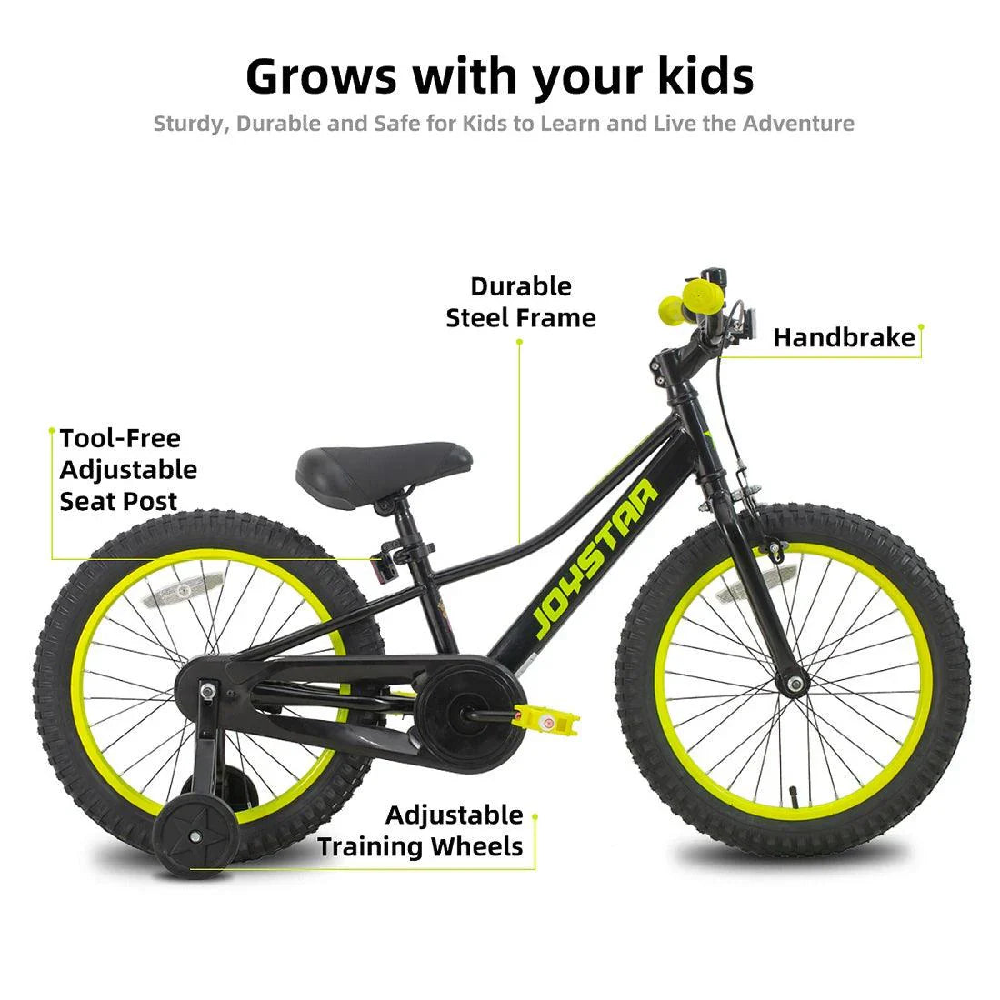JOYSTAR NEO 20 Inch Kids Bike with Training Wheels - image 17