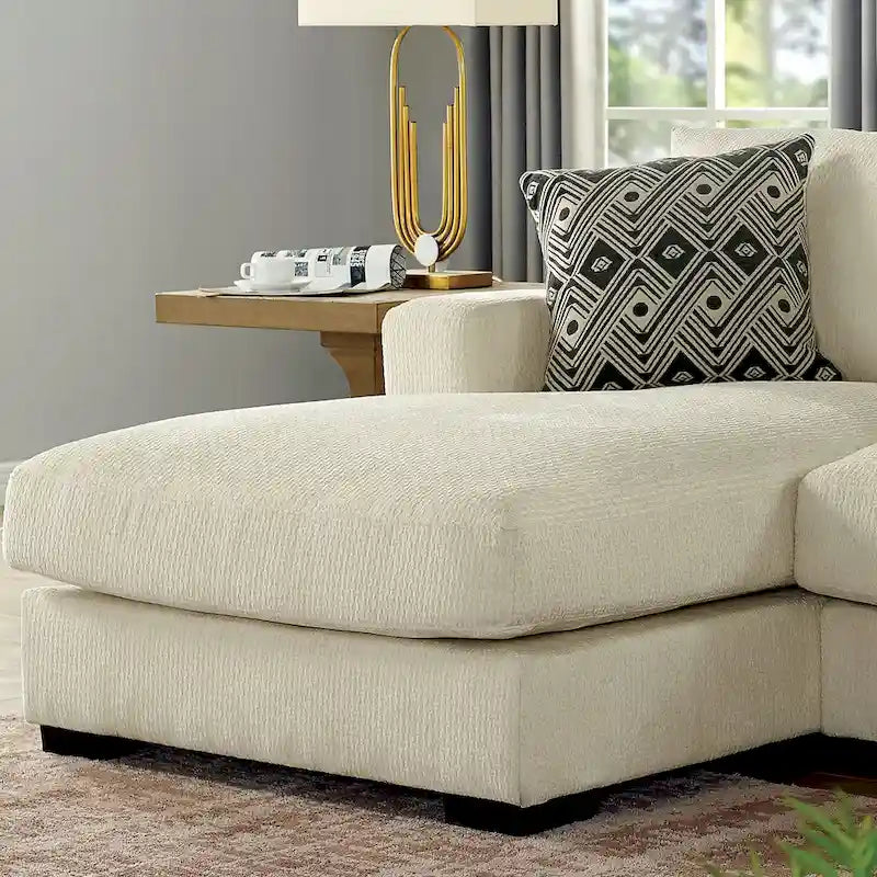 Furniture of America Kintra Modern Chenille Upholstered Large L-Shaped Sectional - image 7