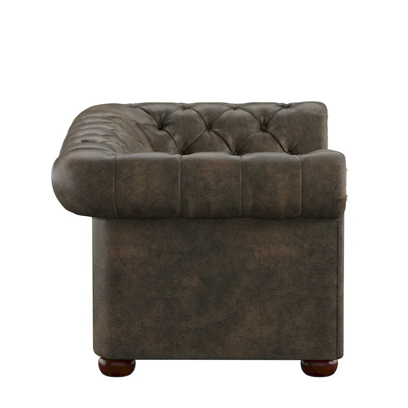 iNSPIRE Q Artisan Knightsbridge Tufted Chesterfield Loveseat - image 22