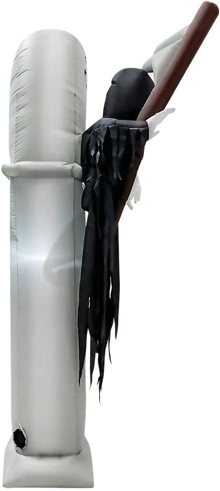 Halloween Inflatable Grim Reaper's Arch, 7.8 ft. - image 2