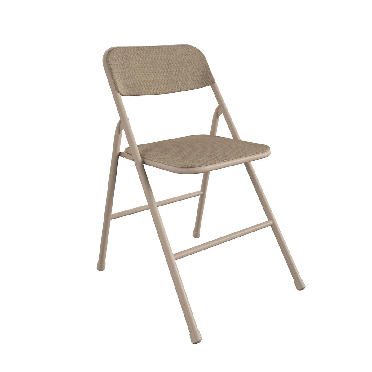 COSCO 5 - Piece Folding Dining Set with Card Table and 4 Fabric Padded Chairs, Tan - image 10