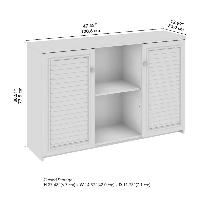 Bush Furniture Fairview Accent Cabinet Featuring Doors and Shelves - image 5