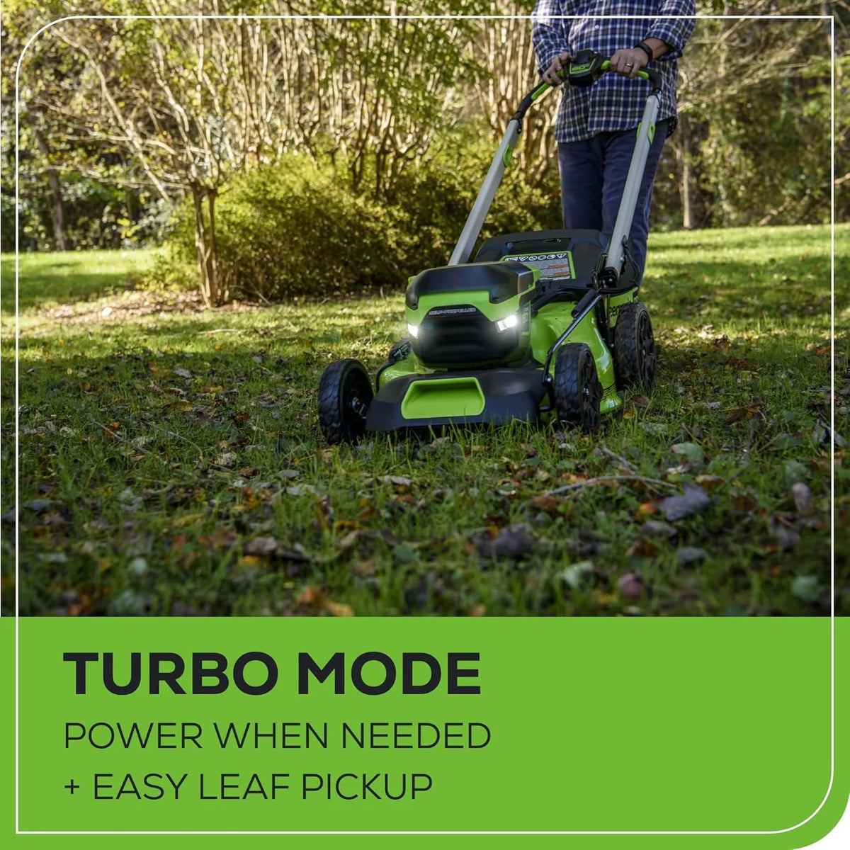 60V 21 Cordless (Self-Propelled) Lawn Mower , 2 x 4.0Ah Batteries and Dual Port Rapid Charger - image 9