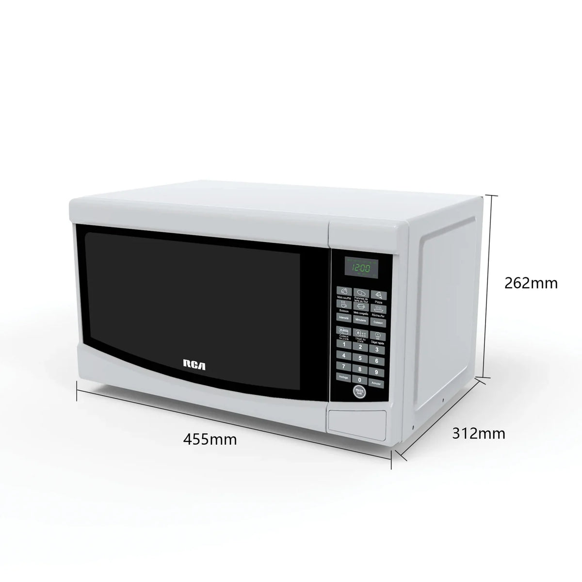 0.7-Cu. Ft. Countertop Microwave Oven with Glass Turntable, 700 Watts (Black), EMW7332-BLACKPT - image 3