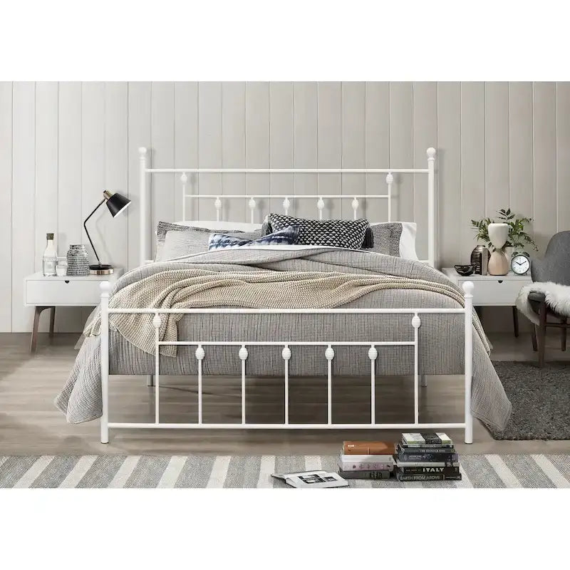 Melia Metal Bed Frame with Platform Design - image 4