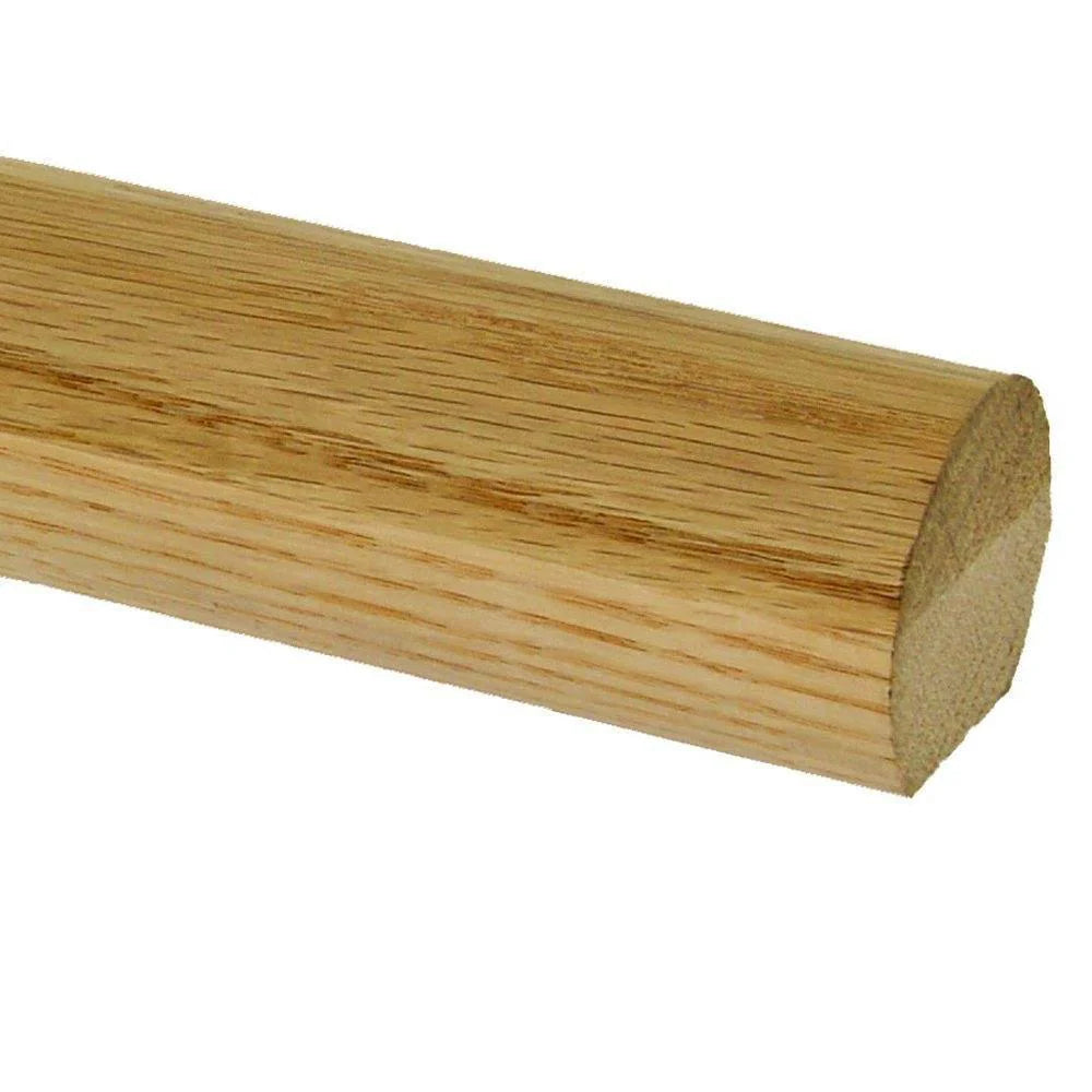 6040 16 ft. Unfinished Poplar Sub Rail with Flat Bottom - image 1