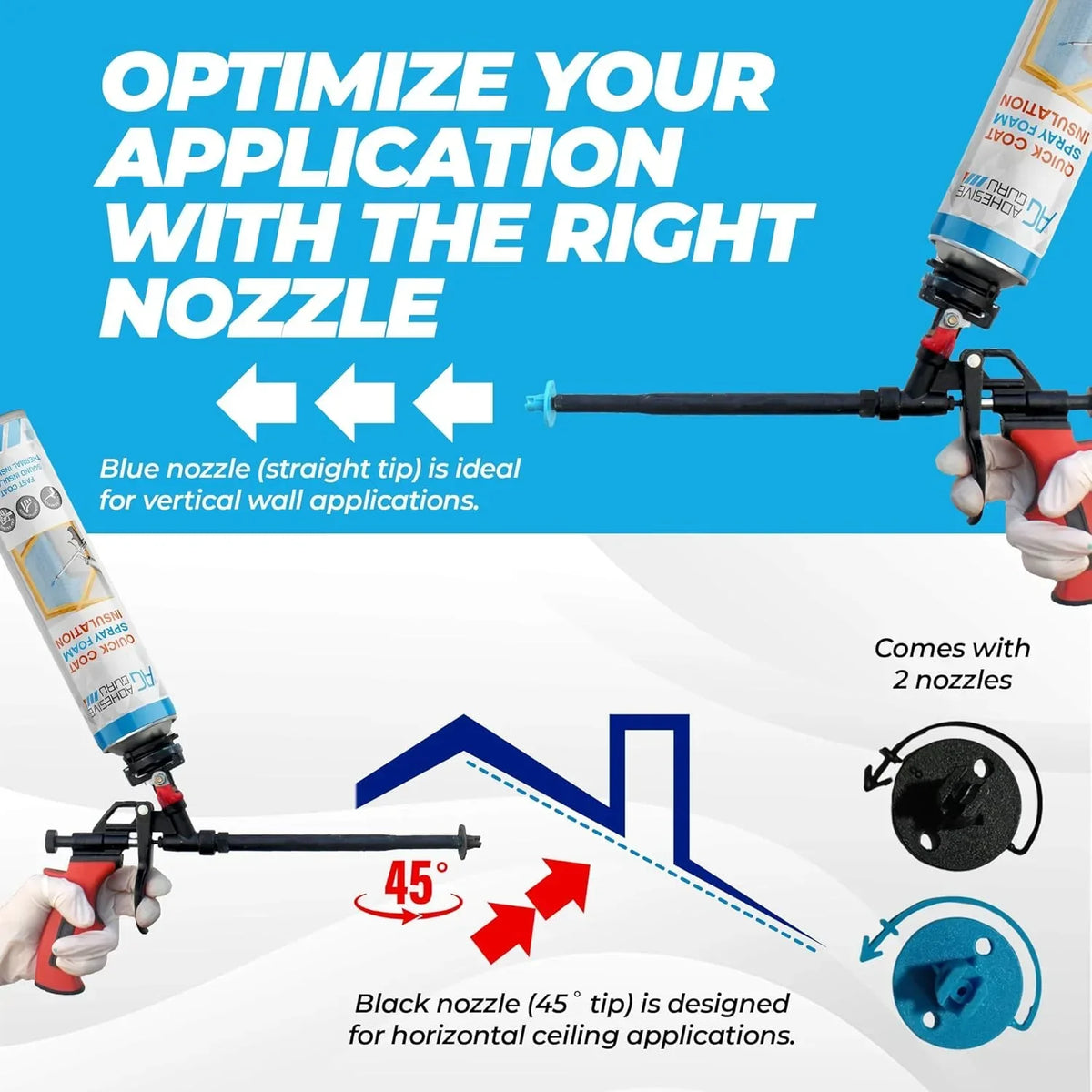 Adhesive Guru Spray Foam Insulation Kit (18 x 32.80 oz/930 Gr - 360 Board Feet), Self - Expanding Adhesive Foam - image 5