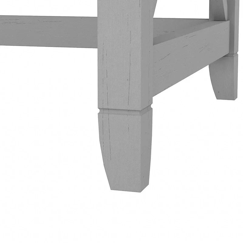 Bush Furniture Key West 60-Inch L-Shaped Desk with Rolling File Cabinet - image 21