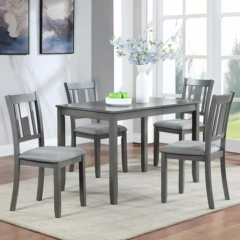 4-Piece Counter Height Dining Chair Set with Cushioned Seats - image 20