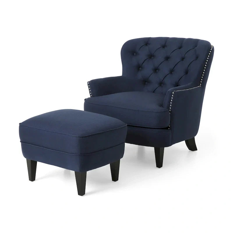 Christopher Knight Home Correia Club Chair and Ottoman Duo - image 6