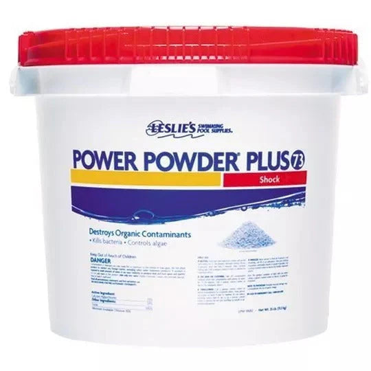POWER POWDER PLUS 73% CALCIUM HYPOCHLORITE POOL SHOCK – 25 LBS. - image 1