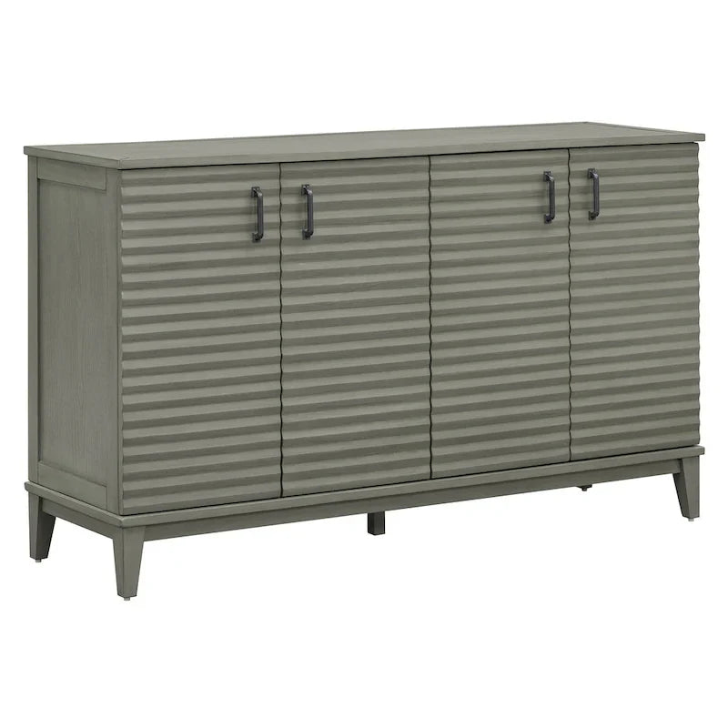 Large 4-Door Sideboard Buffet with Adjustable Shelves for Ample Storage - image 14