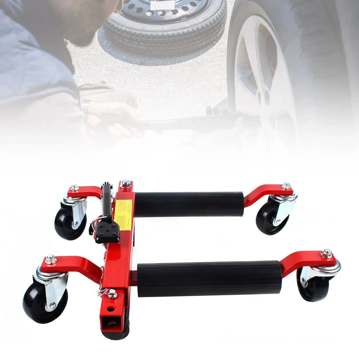 1500lb HYDRAULIC Positioning Car Wheel Dolly Jack Lift Auto Vehicle Moving Hoist - image 3