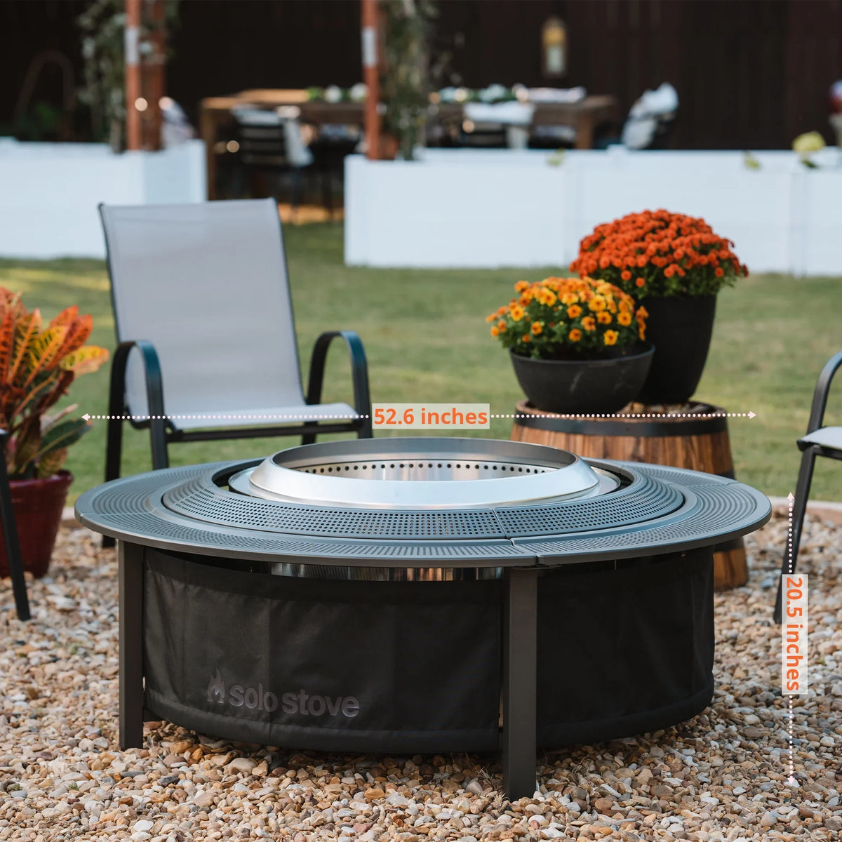 Solo Stove Fire Pit Surround Tabletop, Small Elevation for Ranger and Bonfire Wood Burning Outdoor Fire Pit, Powder - image 12