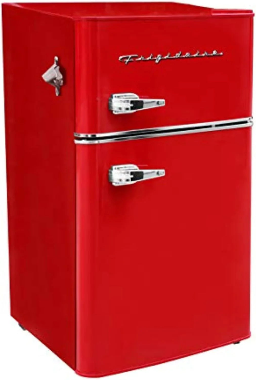 Frigidaire Retro Mini Fridge with Freezer Side Bottle Opener-Small 2 Door Refrigerator Office Bar - image 2