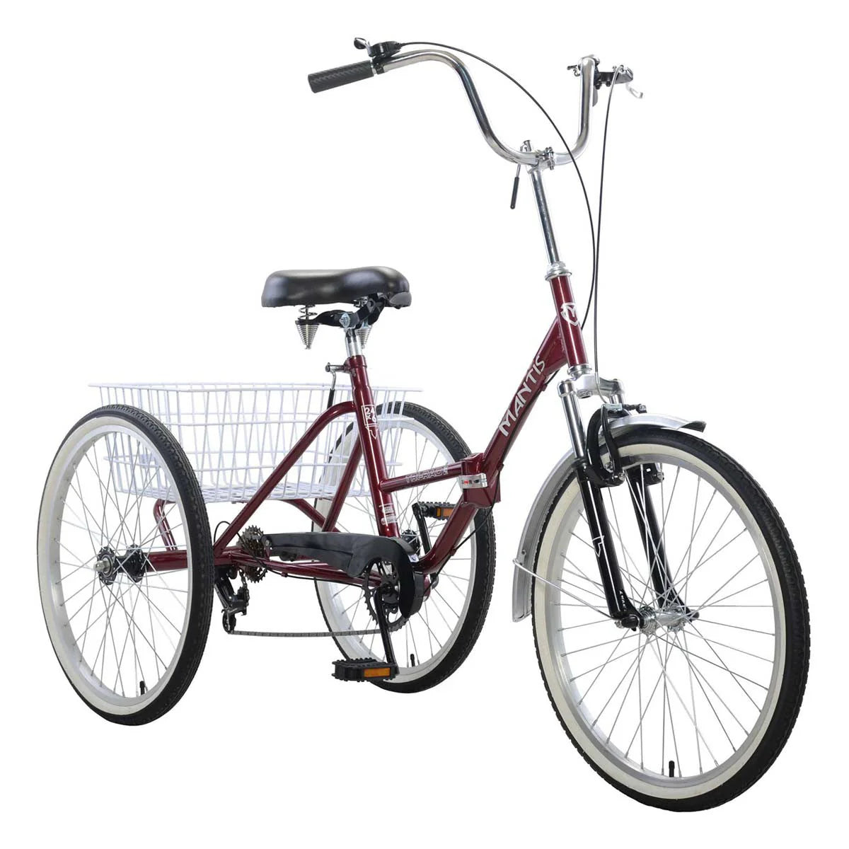 Adult Mantis Tri-Rad Folding 24′′ 6-Speed Tricycle - image 1