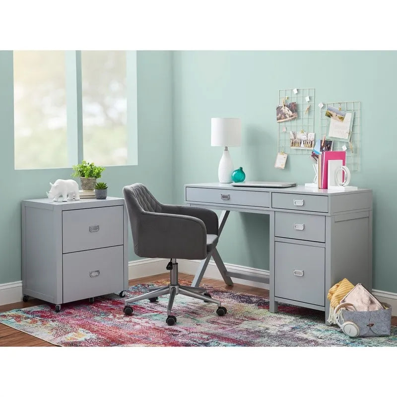 Linon Poppy Side Storage Writing Desk - image 1
