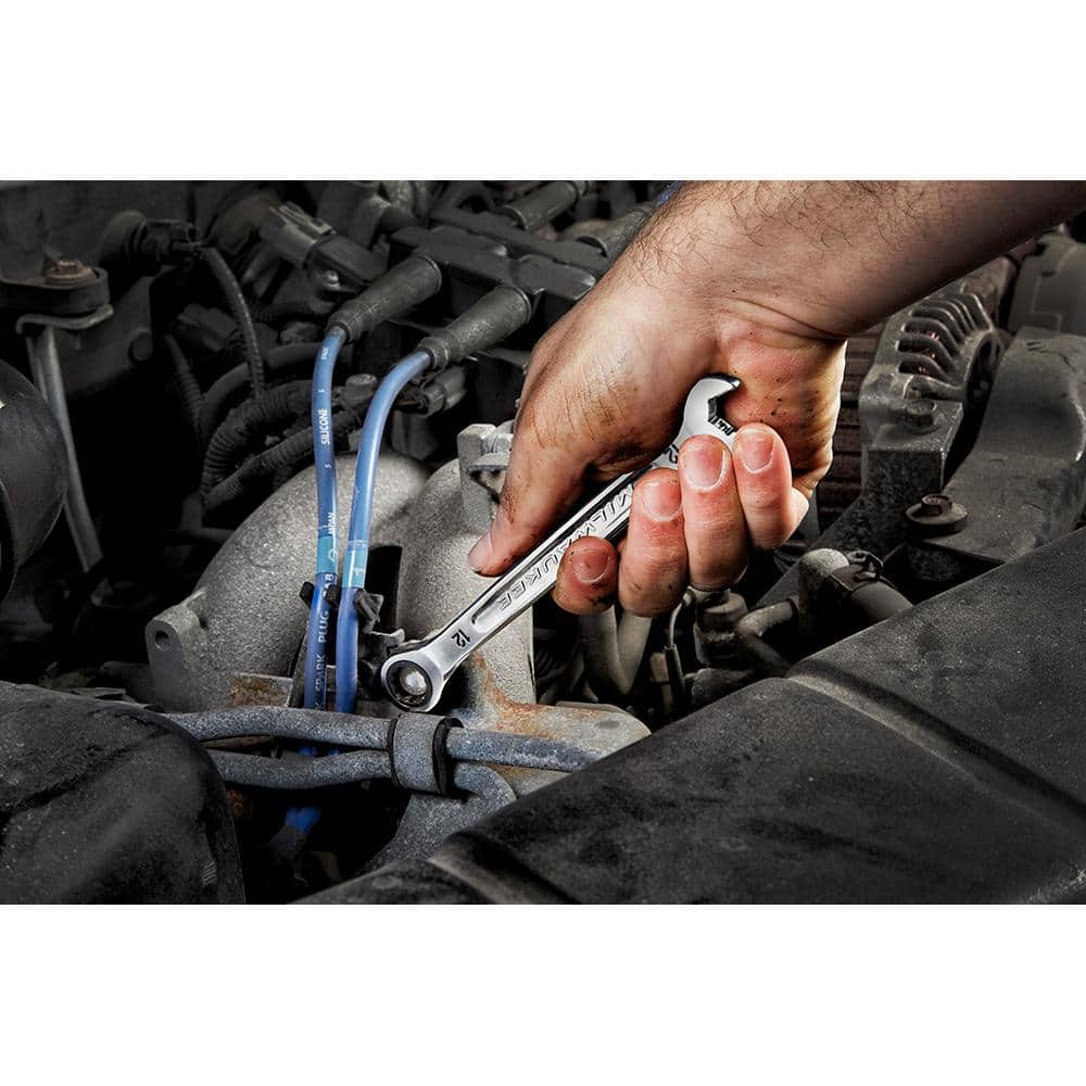 2025 SAE/Metric Combination Ratcheting Wrench Mechanics Tool Set (30-Piece) 48-22-9416-48-22-9516 - image 10