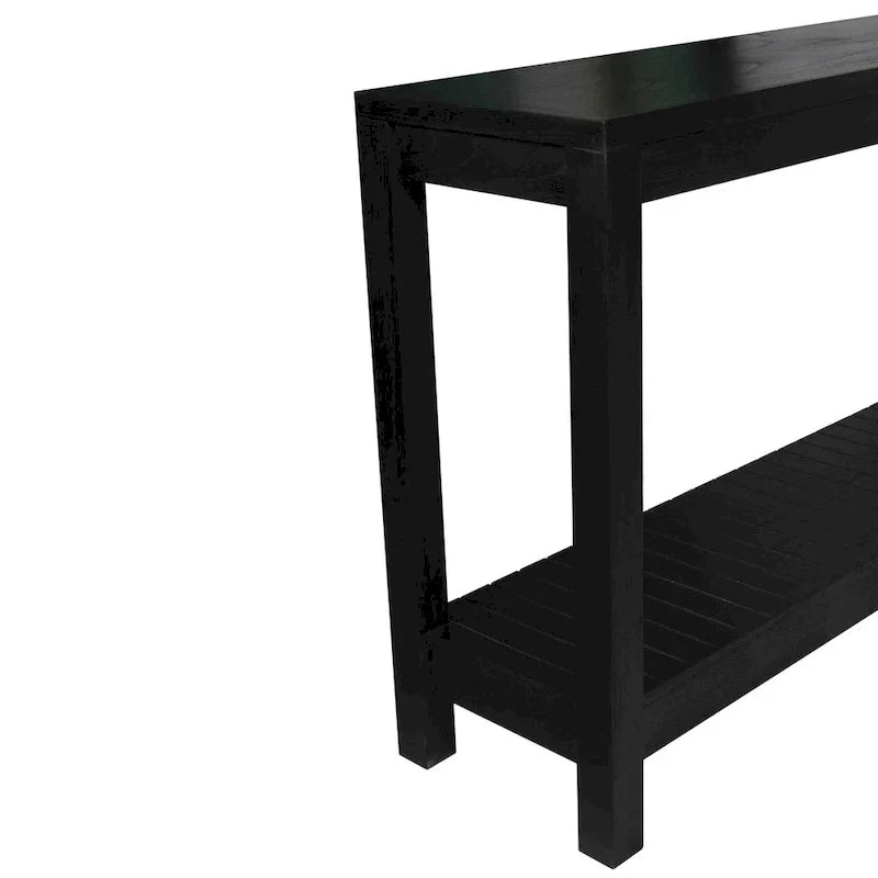 East at Main Petter Solid Wood Console Table with Shelf - image 7