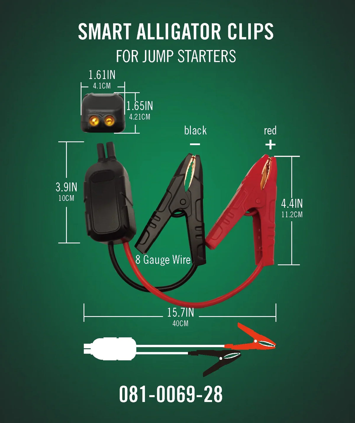 Battery Tender 1500 AMP Lithium Jump Starter - 12000mAh Portable Power Station - LED Flashlight Emergency Strobe - 3 Fast USB Charging Ports - 030-2020-WH - image 3