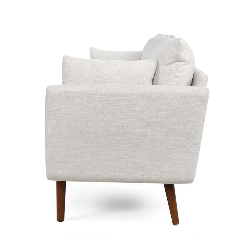 Contemporary 76.5-Inch 3-Seater Sofa with Birchwood Legs and Cushions - image 18