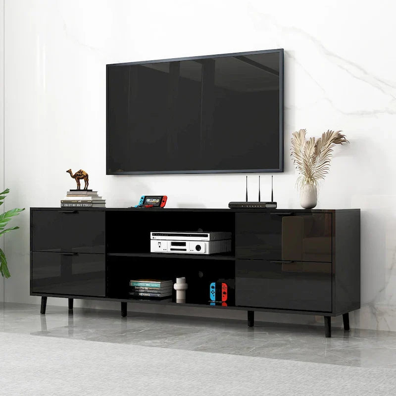 Remote-Controlled Electric Fireplace TV Stand Entertainment Center - image 25