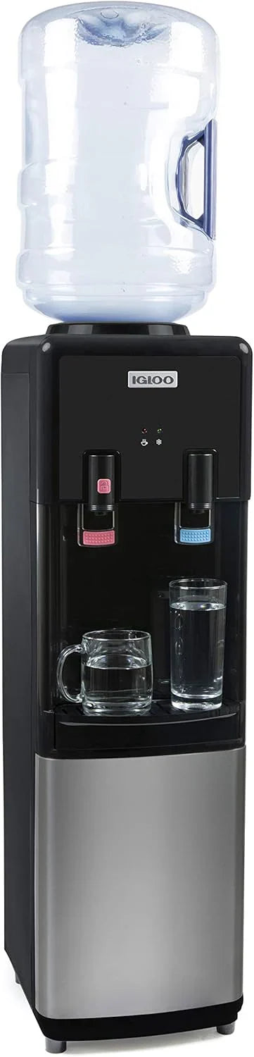 Igloo Bottom Loading Water Cooler Hot Cold Room Temperature Dispenser Stainless Steel - image 7