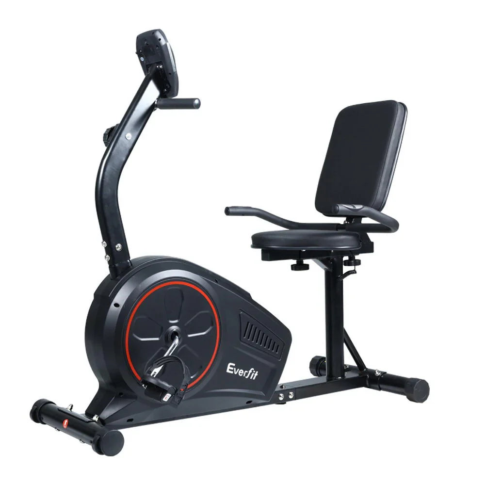 Everfit Exercise Bike Magnetic Recumbent Indoor Cycling Home Gym Cardio 8 Level - image 1