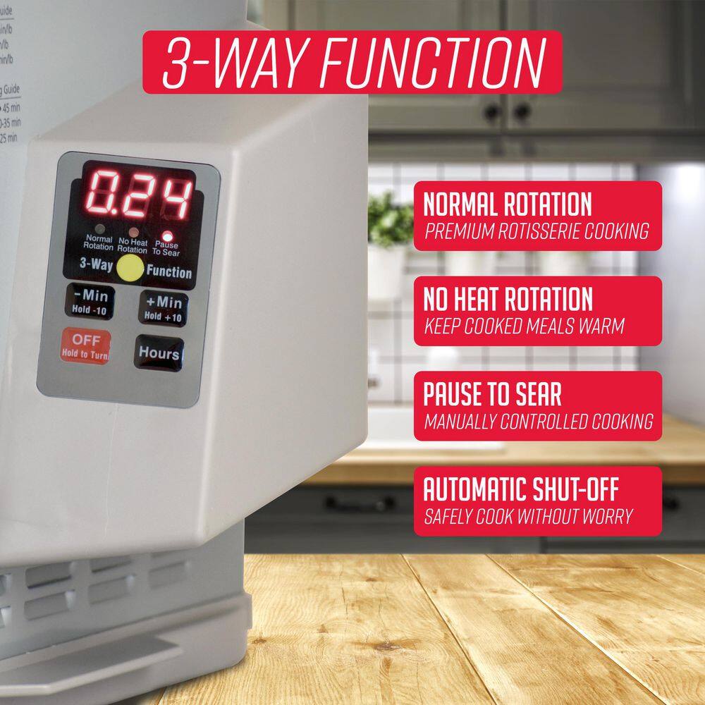 2025 Digital Platinum Showtime Countertop Rotisserie Oven ST5000PLAT - image 7