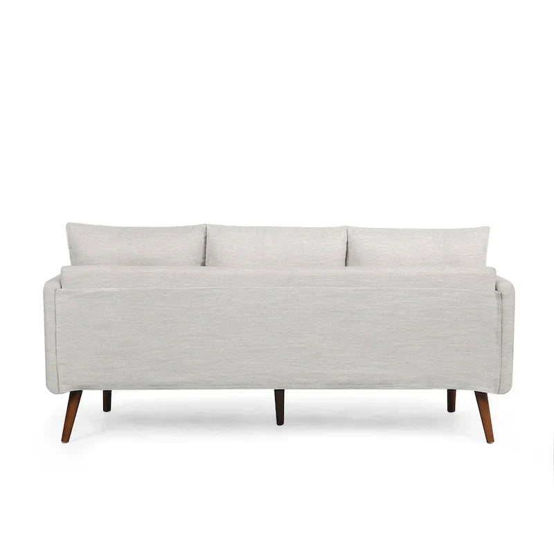 Contemporary 76.5-Inch 3-Seater Sofa with Birchwood Legs and Cushions - image 20