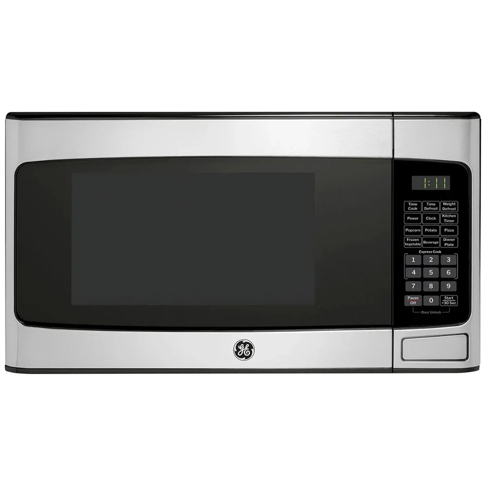 GE GCST11N1WSS 1.1 cu. ft. Countertop Microwave Oven 950 Watts Stainless Steel Bundle with 2 YR CPS Enhanced Protection Pack - image 2