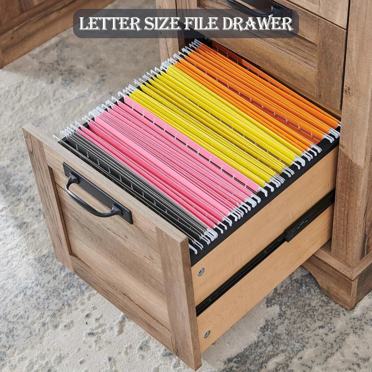 60 Farmhouse Executive Desk, Wood Home Office Desk, Computer Desk - image 13