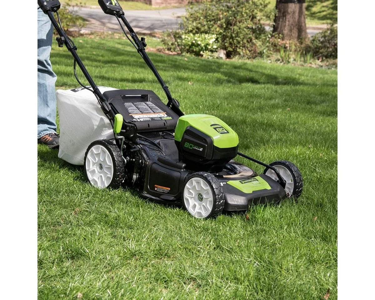 80V Battery-Powered Lawn Mower, 53 cm (21 inch), Self-Propelled, Brushless / Greenworks - image 11