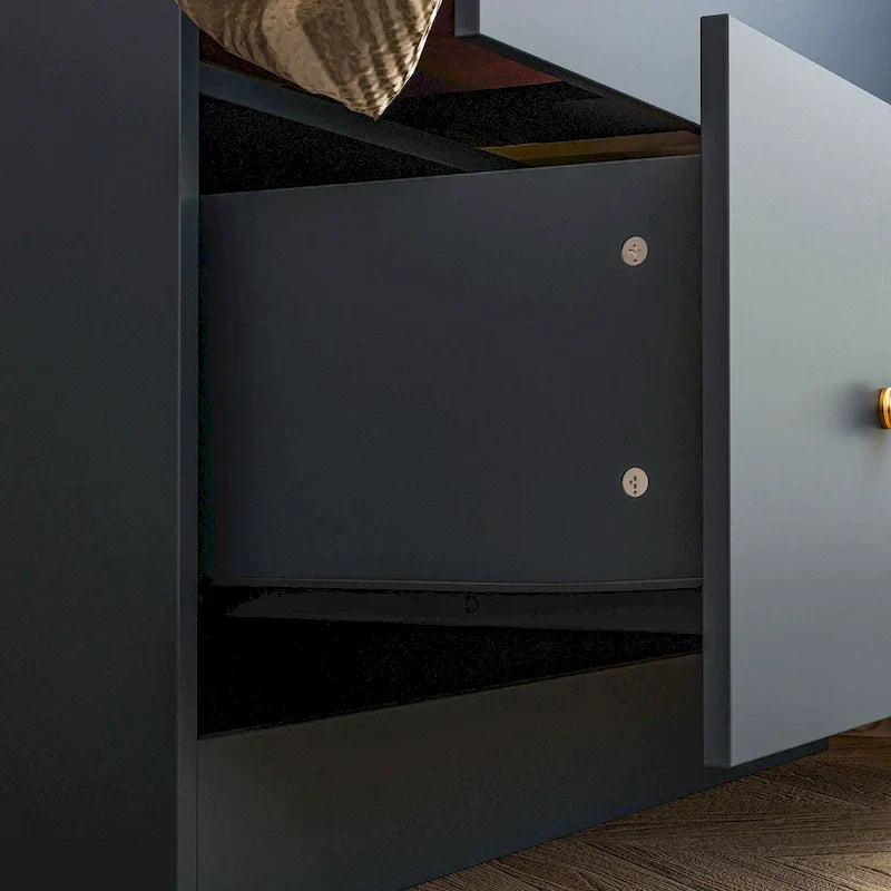 Modern Wardrobe Armoire with Mirror Door Drawers and Shelves - image 29