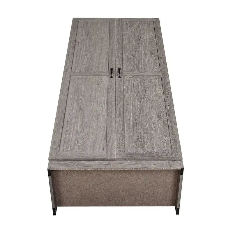 Modern Storage Wardrobe Cabinet with Doors and Multi Compartment Shelves - image 12