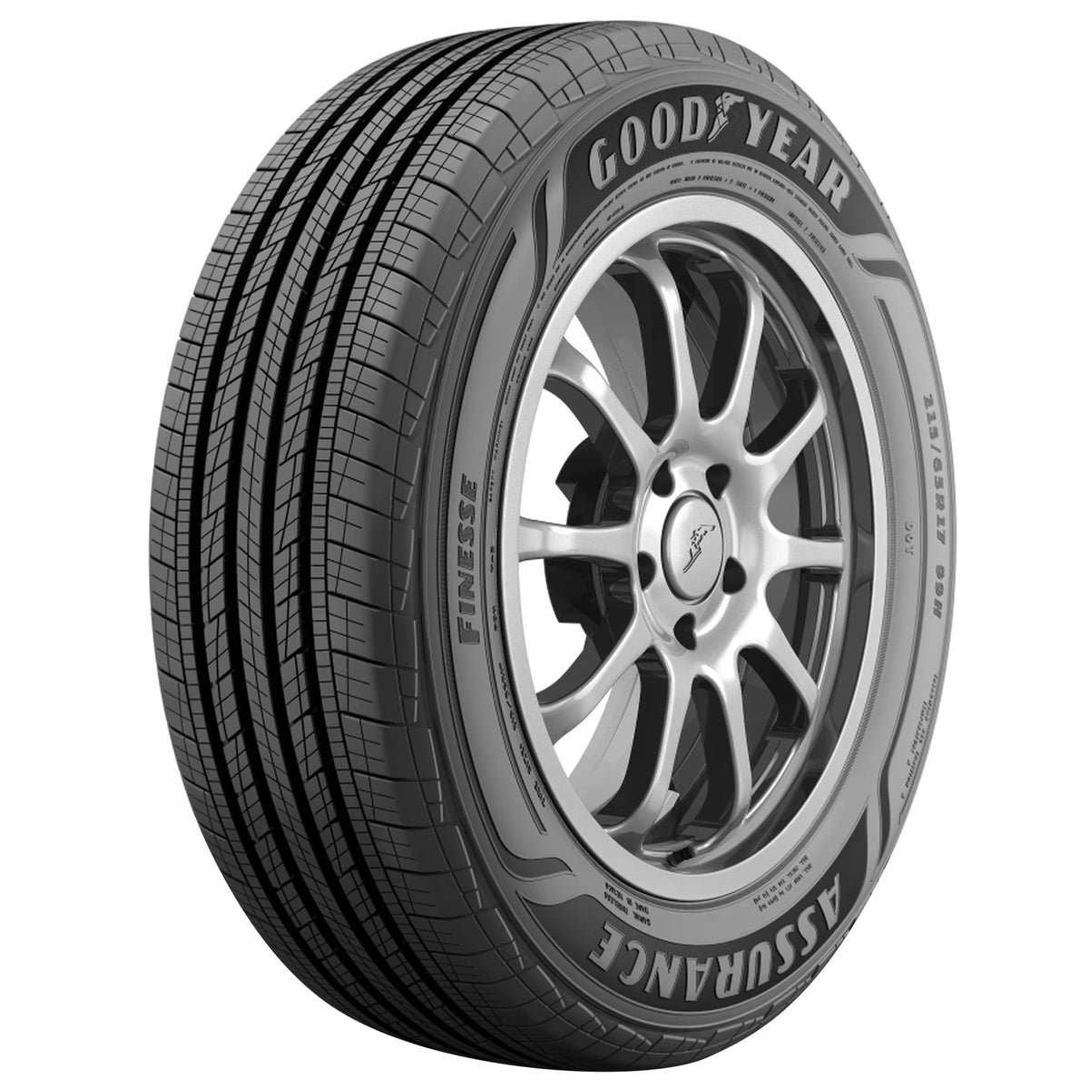 Goodyear Assurance Finesse All-Season 235/55R19 101H Passenger Tire - image 1