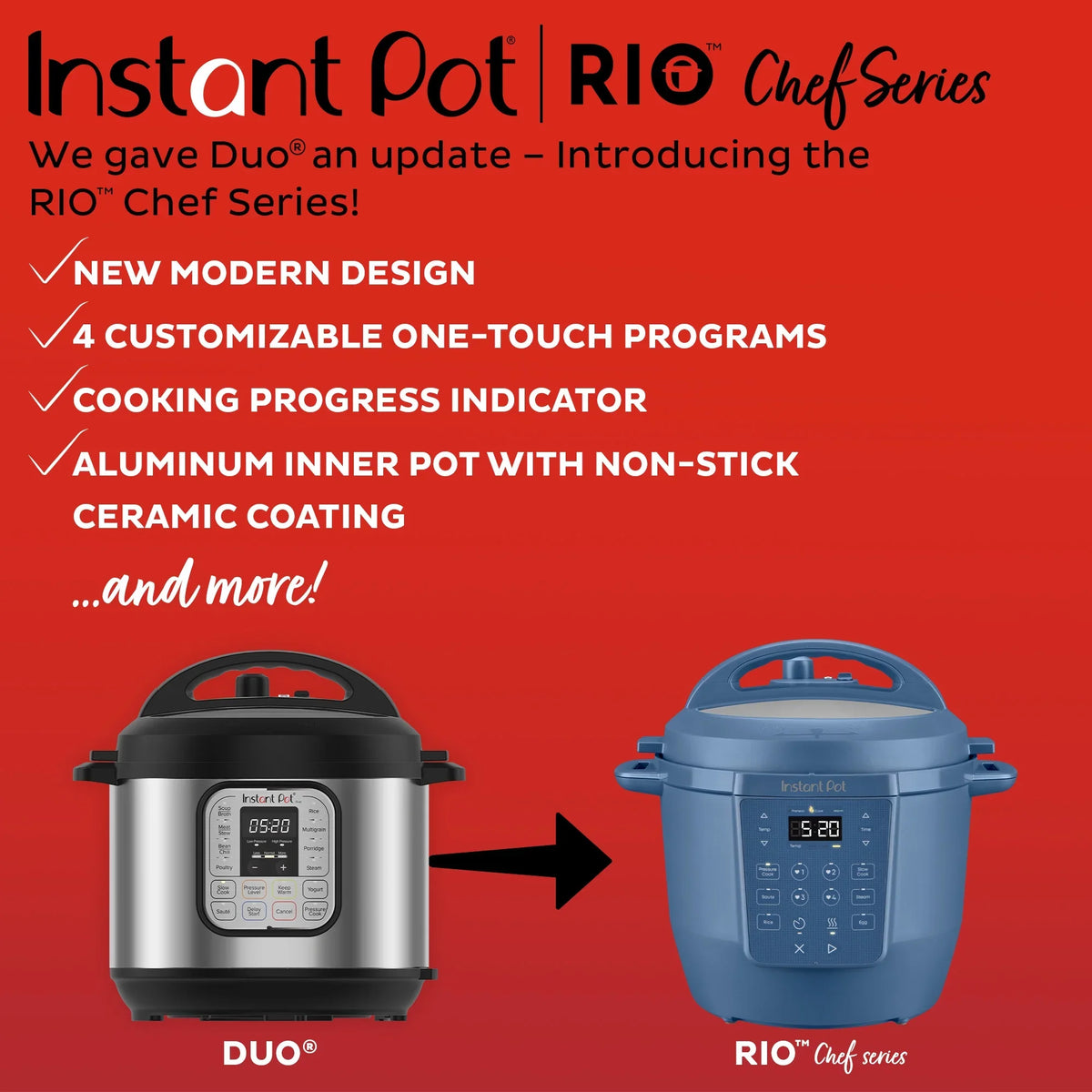 Instant Pot 6Qt RIO Chef Series 7-in-1 Multi-Cooker, Pressure Cooker, Slow Cook, & More, Black - image 32