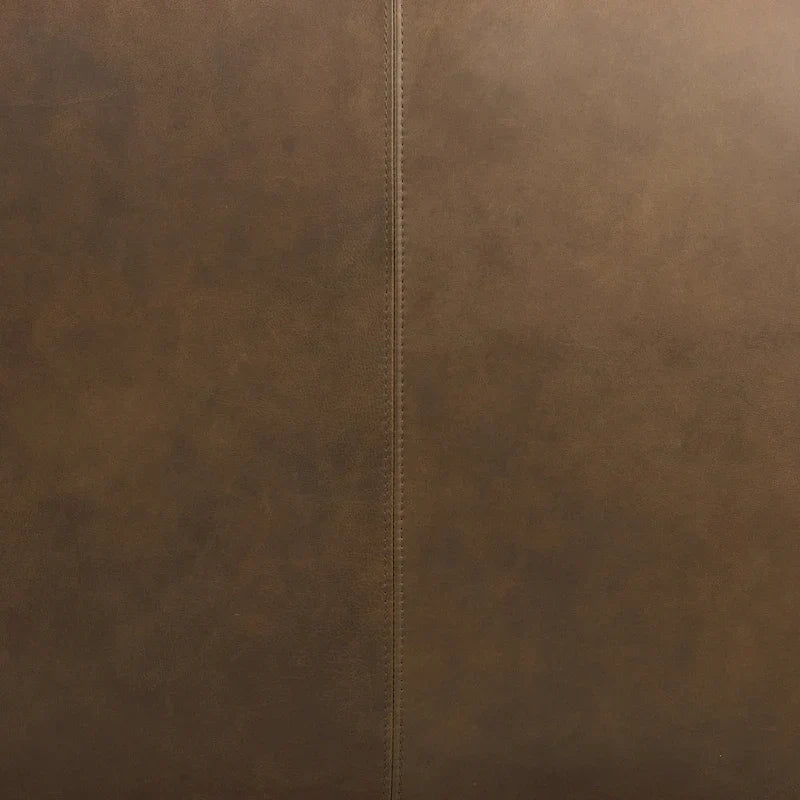 Poly & Bark Denver Leather Ottoman - Authentic Full Grain Italian Leather - image 29