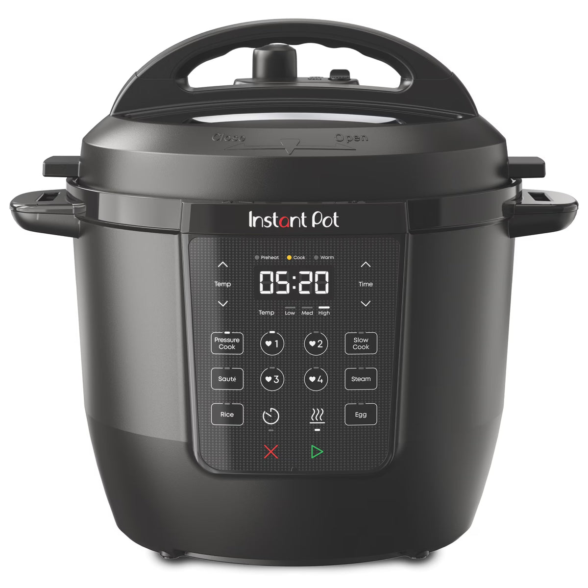 Instant Pot 6Qt RIO Chef Series 7-in-1 Multi-Cooker, Pressure Cooker, Slow Cook, & More, Black - image 1
