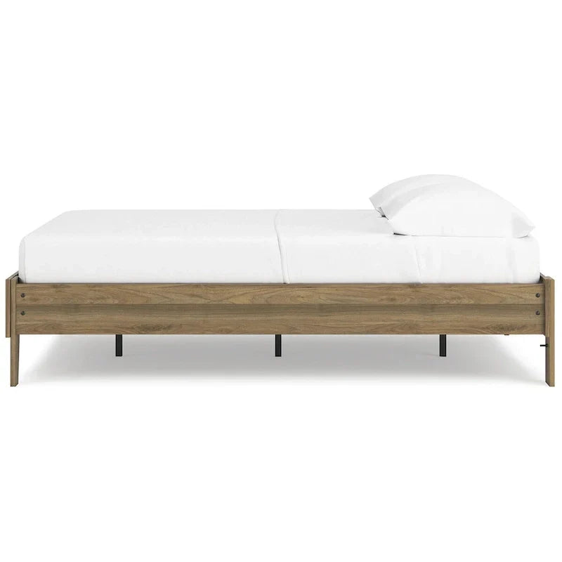 Signature Design by Ashley Deanlow Honey Wood Platform Bed - image 15