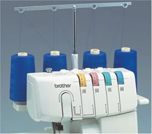 1034D Serger Heavy-Duty Metal Frame Overlock Machine 1300 Stitches Per Minute Removeable Trim Trap 3 Included Accessory Feet - image 9